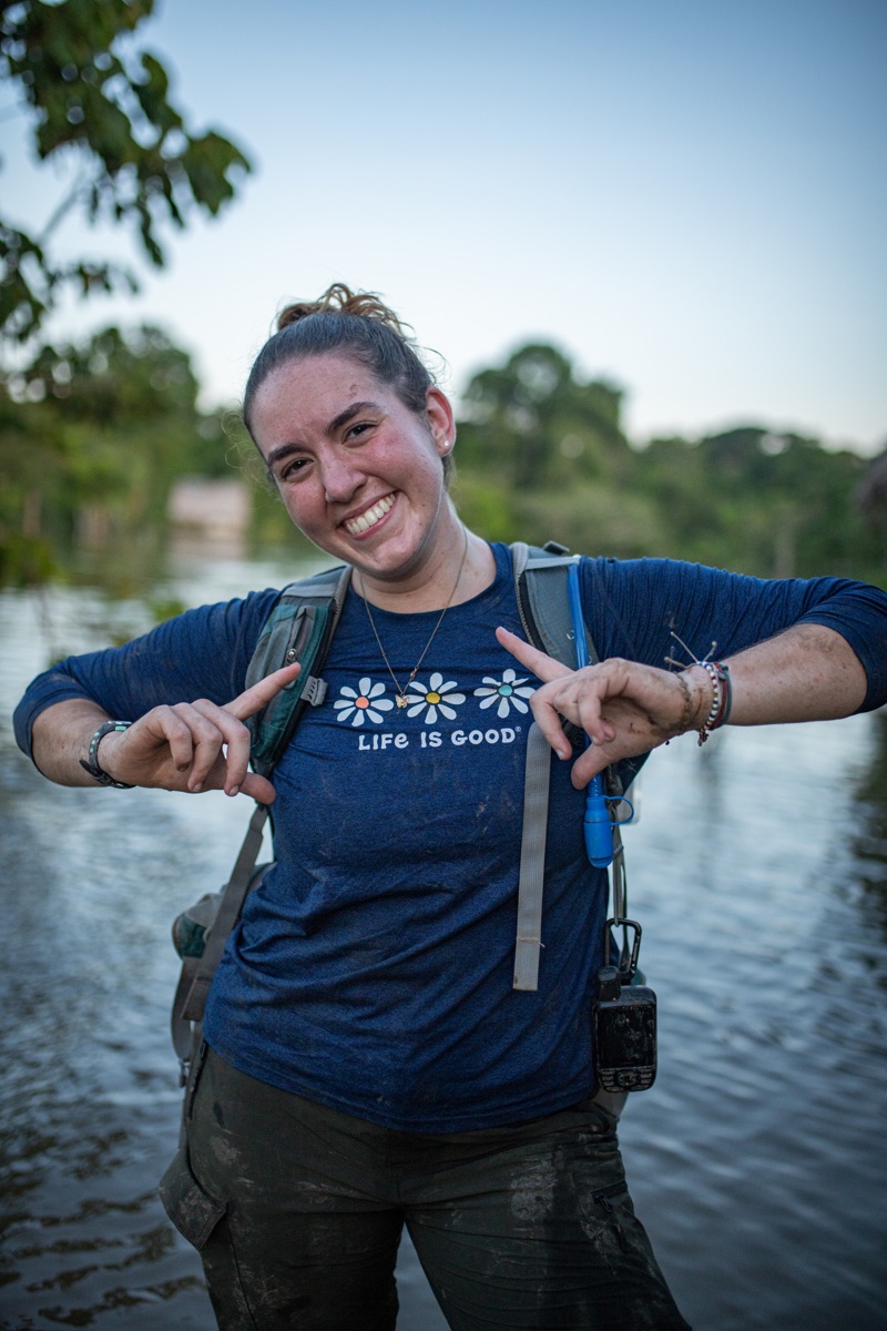 Portrait of Sumner Spence during fieldwork.
